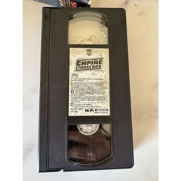Empire Strikes Back Star Wars VHS vintage 70s movie video cassette tape 1980 Epi - Picture 4 of 6
